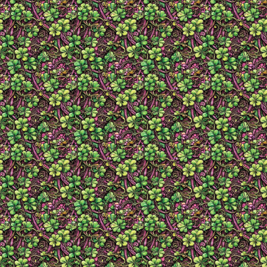 Storybook Clover Pattern Acrylic Sheets - CMB Pattern Sheets - Local Plastic & Wholesale Acrylic Sheets Supplier